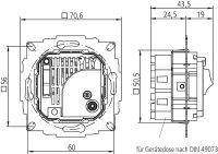 Theben-Digital-Raumthermostat RAM 741 RA