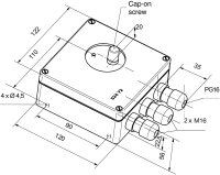 Eberle Steuergerät UTR-A524 894 Außenskala...