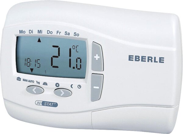Uhrenthermostat INSTAT plus 2r Raumregler, Batteriebetrieb Temperaturbereich 7 - 32°C