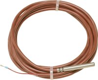JUMO-Temperaturfühler PT 100 Messbereich -5...80°C Länge 2500 mm   PVC