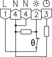 Raumtemperaturregler RTBSB-201.202 für 24V mit Öffner, Absenkung