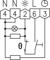 Raumtemperaturregler RTBSB-201.062 mit Lampe...