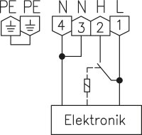 Funkregelung-Heizen-Empfänger HTFRB-010.101 1-Kanal Funk Temperaturregler