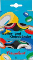 Coroplast Monostoffkarte 302 Isolierband, 6 Rollen, 19 mm...