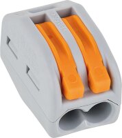Verbindungsklemme 222 2-Leiter-Klemme, grau VPE=50