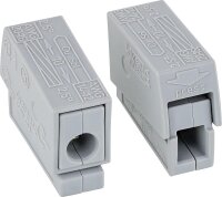 Leuchtenklemme 224 Standardausführung, Farbe: grau...