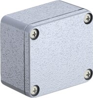 Aluminiumleergehäuse OBO 64x58x36  silbergrau, 1...