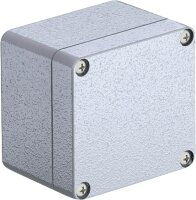 Aluminiumleergehäuse OBO 125x80x57  silbergrau, 1...