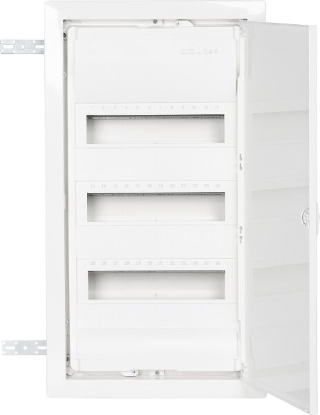 Kleinverteiler Volta Unterputz, 3-reihig, 36 Module