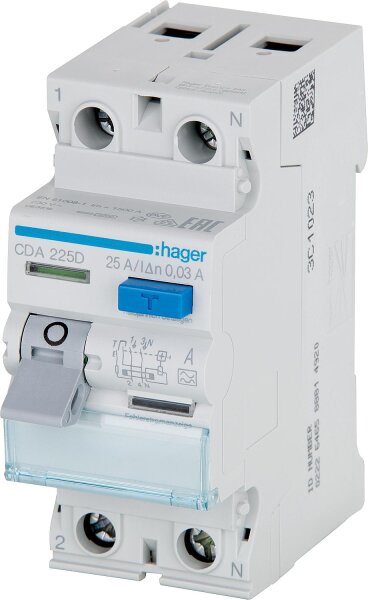 FI-Schutzschalter Hager 25A, 30mA, 2p