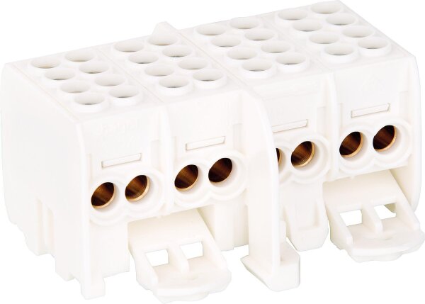 Abzweigklemme KH24C, weiß, 4-polig, 1,5-25mm²/1,5-16mm²