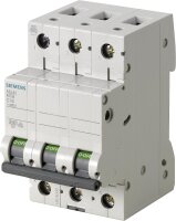 Leitungsschutzschalter Siemens, 6KA, 3-polig, C25A,...