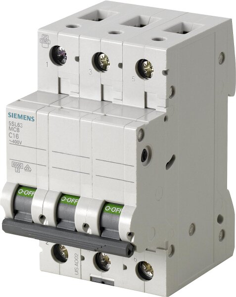 Leitungsschutzschalter Siemens, 6KA, 3-polig, C32A, 5SL6332-7