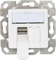 Anschlussdose AMJ45 8 K Up/0 Cat.6A(IEC) ohne Zentralplatte, 1 Stück