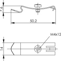 Adapter-Set für Tragschiene TH35