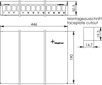 Mini-Verteiler MPD24 AMJ/UMJ reinweiß