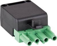 Stecker 4-polig grün/schwarz, 250/400V, 16A System...