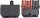 Stecker 7-polig schwarz/braun, 250/400V, 16A System Wieland