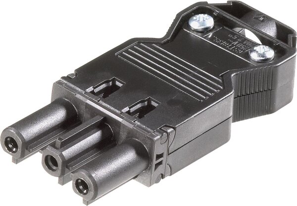 Buchse Wieland GST18i3 3-polig, 250 V / 20 A mit Schraubanschluss