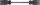 Verbindungsleit. Wieland GST18i3 1,0m, schwarz, H05VV-F 3G1,5mm² 3-polig, Buchse - Stecker