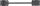 Verbindungsleit. Wieland GST18i5 1,0m, schwarz, H05VV-F 5G2,5mm² 5-polig, Buchse - Stecker