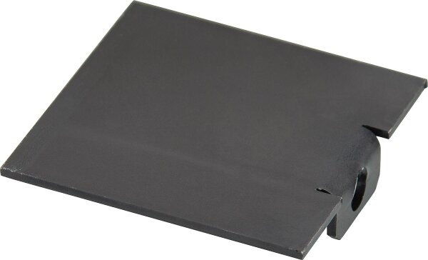 Einbauplatine Datentechnik Unterflur, Blinddeckel schwarz