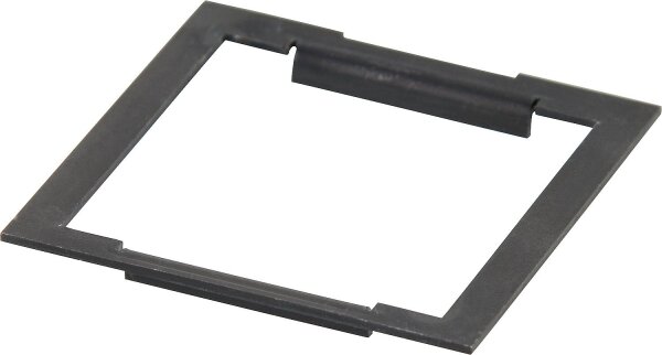 Einbauplatine Datentechnik Unterflur für 45er Spur schwarz