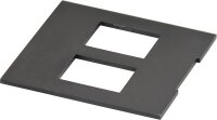Einbauplatine Datentechnik Unterflur, 19,35x21,55mm schwarz