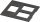 Einbauplatine Datentechnik Unterflur, 19,35x21,55mm schwarz