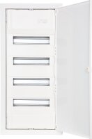 Kleinverteiler JUMBO Unterputz, 4-reihig, 48+8 Module