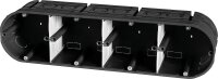 Unterputzgerätedose F-Tronic 5-fach, 5x Ø 60 mm, 63 mm tief