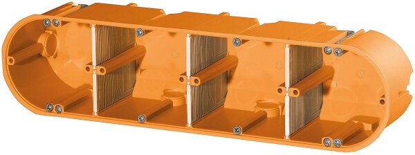 Hohlwand Gerätedose F-Tronic massiv, 4-fach, Ø 68 mm, Tiefe = 60 mm