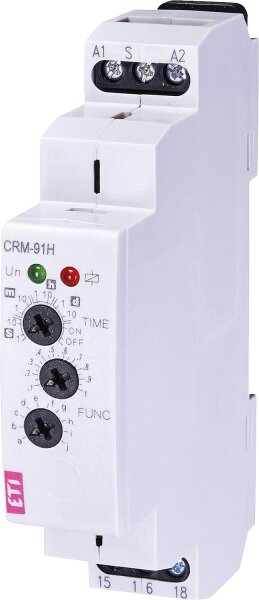 Multifunktions-Zeitrelais 16A, 1W, 230V