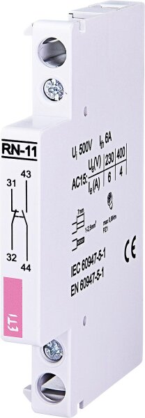 Installationsschütz RN-11, 1Ö, Hilfskontaktblock für Schütze RD25, RD40, RD63
