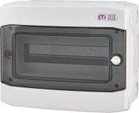 Kleinverteiler Aufputz, 1-reihig, 4 Module, IP65