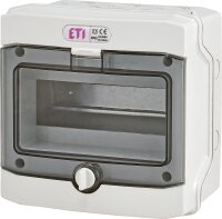 Kleinverteiler Aufputz, 1-reihig, 10 Module, IP65