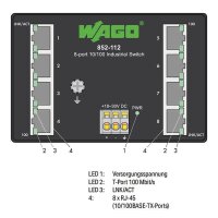Industrial-ECO-Switch, 8 Ports 100Base-TX