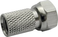 F-Stecker: 7,0mm 10- er Set, Siegelblisterver- packung