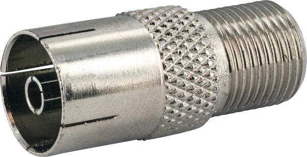 Adapter F-Kupplung/Koax-Kupplung
