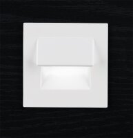 Wandeinbauleuchte Life LV230/BL/BI, 230V, Schwarz, 70x70x43mm