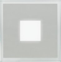 Einbauleuchte Brillanza BZK/LU/BI, 12V, Glas, 75x75x14mm