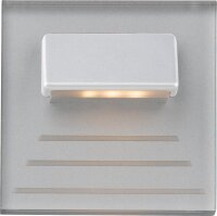 Einbauleuchte Kristal CR04-230/AL/BI, 230V, Aluminium, 75x75x40mm