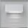 Einbauleuchte Kristal CR04-230/AL/BI, 230V, Aluminium, 75x75x40mm