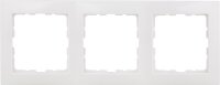 Rahmen Berker 10128989, 2fach S.1 polarweiß, glänzend, 1 Stück
