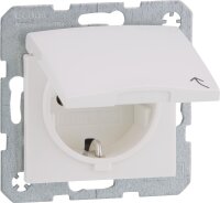 UP Steckdose SCHUKO Berker 47518989, mit Klappdeckel...