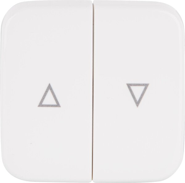 Wippe Busch-Jäger 2-fach, Auf/Ab 2504-214 Alpinweiß, 1 Stück