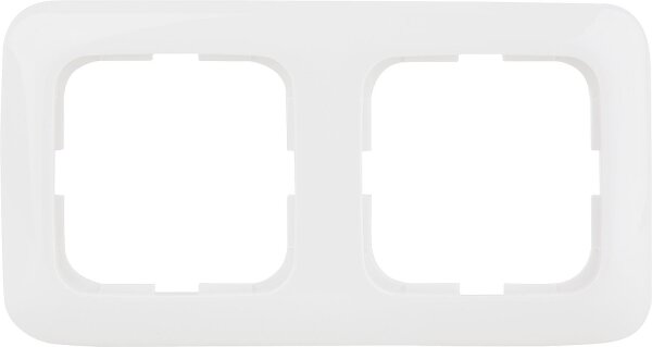 Rahmen Busch-Jäger SI 2512-214, 2-fach Alpinweiß, 1 Stück