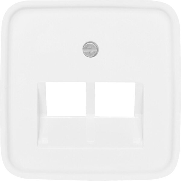 Zentralplatte Busch-Jäger SI UAE, 2-fach, 1803-02-214 Alpinweiß, 1 Stück