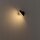 LED Außenleuchte 7,5W, 340° drehbar, oval, IP54, schwarz matt                      *KB*