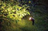 LED Außenleuchte mit Erdspieß rund, mit GU10...